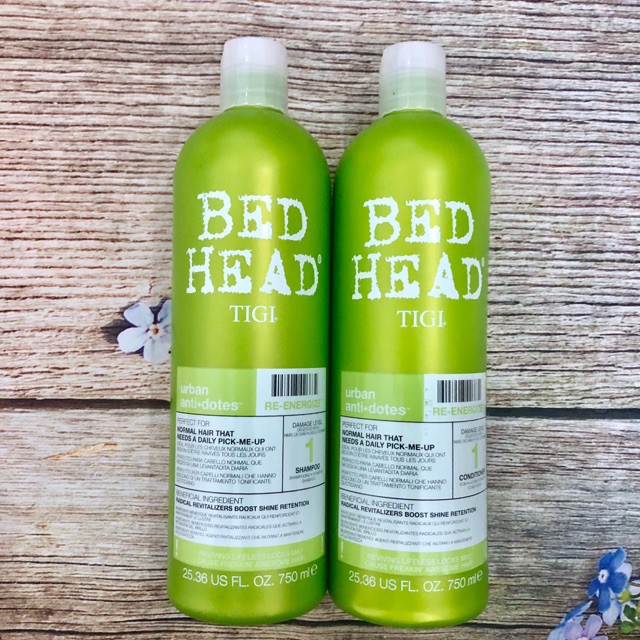 Dầu xả Bed Head Tigi xanh lá số 1 tái tạo sinh lực cho tóc 750ml