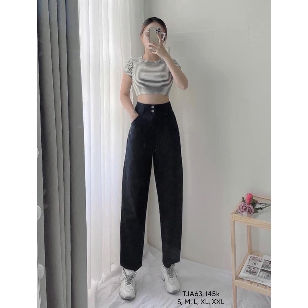 Quần baggy 2 nút túi xéo 005 TJA63 CHIBEST