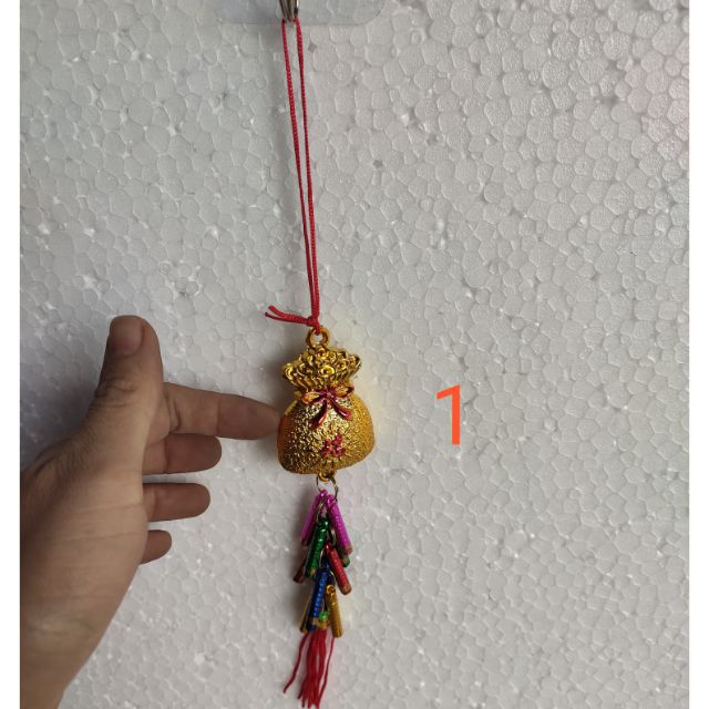 Dây trang trí đào quất tết