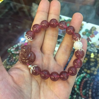 Combo vòng thạch anh dâu tây