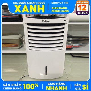 Quạt điều hòa delites del-ac07dr chính hãng trưng bày-phạm vi làm mát:phòng 10-15m² công suất:65w-bình nước:7 lít