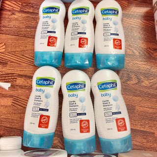 Sữa Tắm Gội Toàn Thân Cho Bé Cetaphil Baby Gentle Wash & Shampoo 230ml Úc