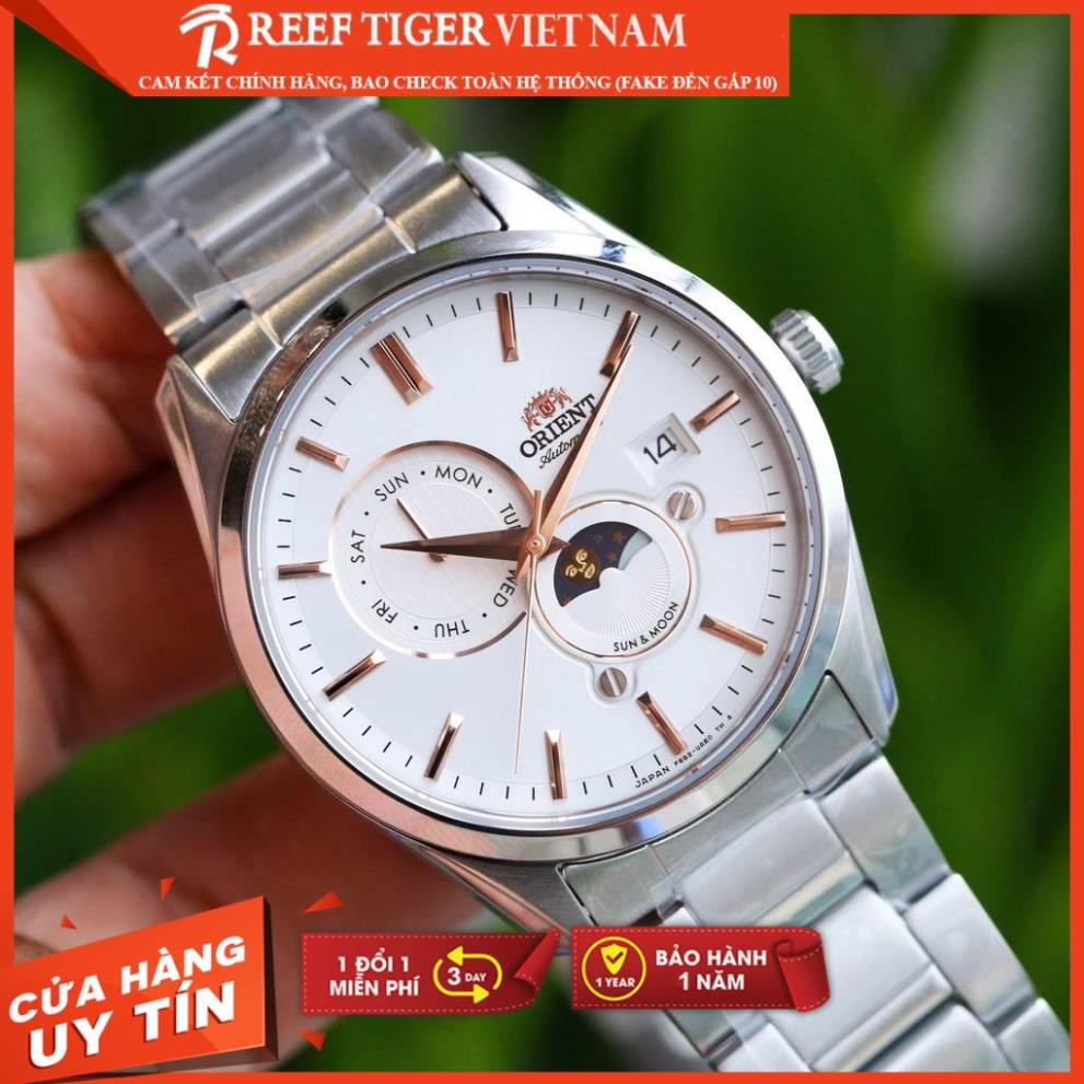 [REEFTIGERVIETNAM]  ĐỒNG HỒ NAM ORIENT SUN AND MOON GEN 5 RA-AK0301S10B