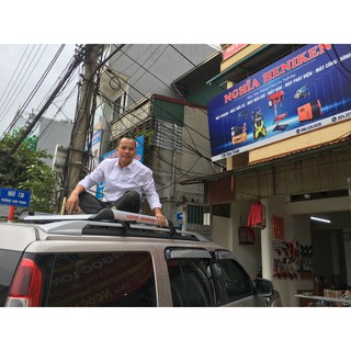 Giá nóc nhôm vuông dành cho xe Ford Everset ( có sẵn thanh dọc hở)