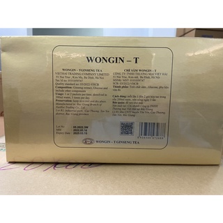 TRÀ SÂM HÀN QUỐC WONGIN-T GINSENG TEA (Hộp 100 gói x 3g)