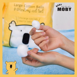 Bông Gòn Moby Đa Năng Cỡ Nhỏ 100% Bông Tự Nhiên, Không Chứa Xơ Vải