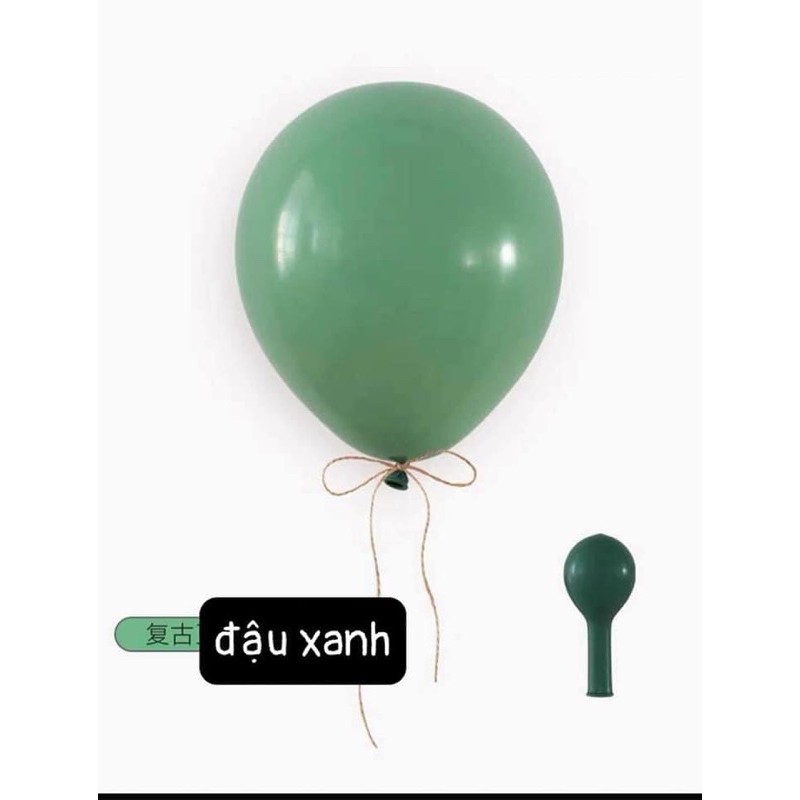 Bóng tròn màu xanh tongxuan các cỡ 10" 24"