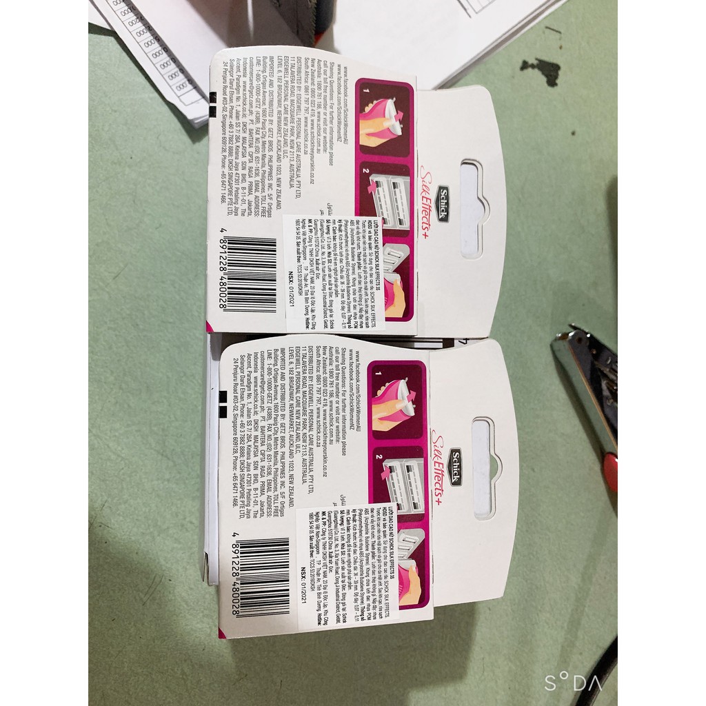 Vỉ 3 Lưỡi Dao Cạo Dành Cho Nữ Schick Silk Effect 3s DKSH