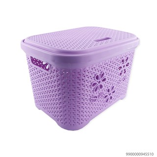 Rổ nắp hoa Việt Nhật - Sọt đựng đồ cao cấp có nắp [GIỎ NHỎ]