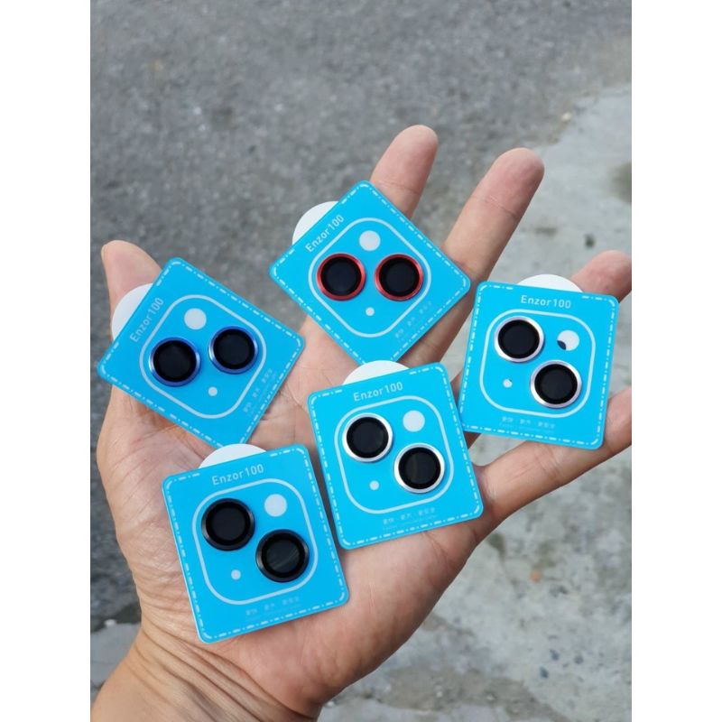 Bộ 3 dán mắt camera Kuzoom cho iPhone 13 Mini, 13, 13 Pro, 13 Pro max 14,14 pro,14 plus,14 pro max bảo vệ từng mắt
