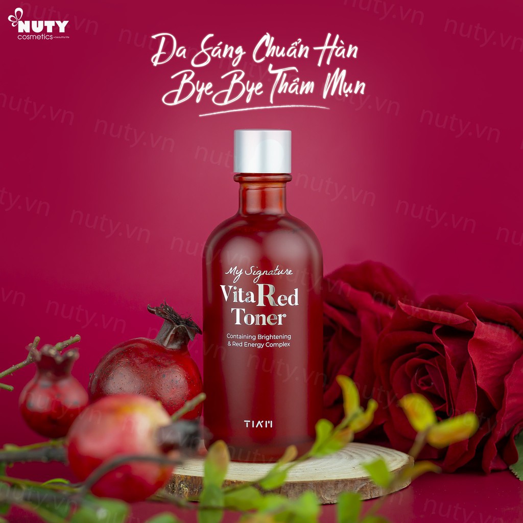 Nước Cân Bằng Da Tia’m My Signature Vita Red Toner (130ml)