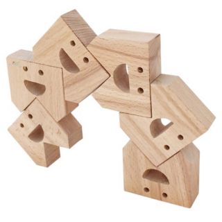 Bộ gỗ xuất nhật xếp hình cho bé