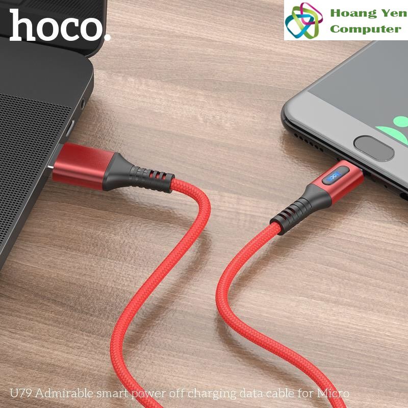 Cáp Sạc Nhanh MICRO USB Hoco U79 Dây Dù Dài 1.2M - BH 6 Tháng 1 đổi 1  - Hoàng Yến Computer