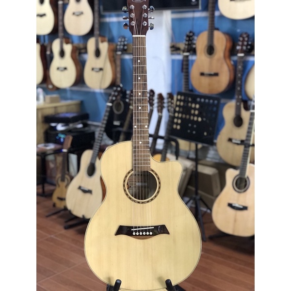 Đàn guitar giá rẻ cho người tập chơi. Guitar Acoustic isaac