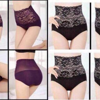QUẦN LÓT COTTON ĐÁP REN CẠP CAO