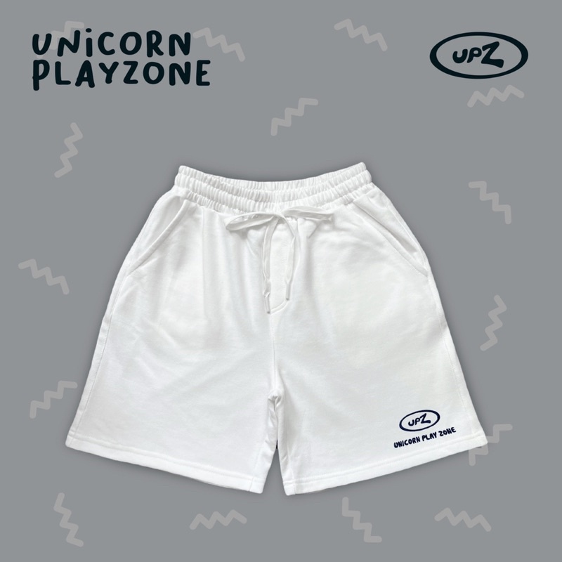 UPZ Quần Shorts Thun Thêu Logo (4 Màu)