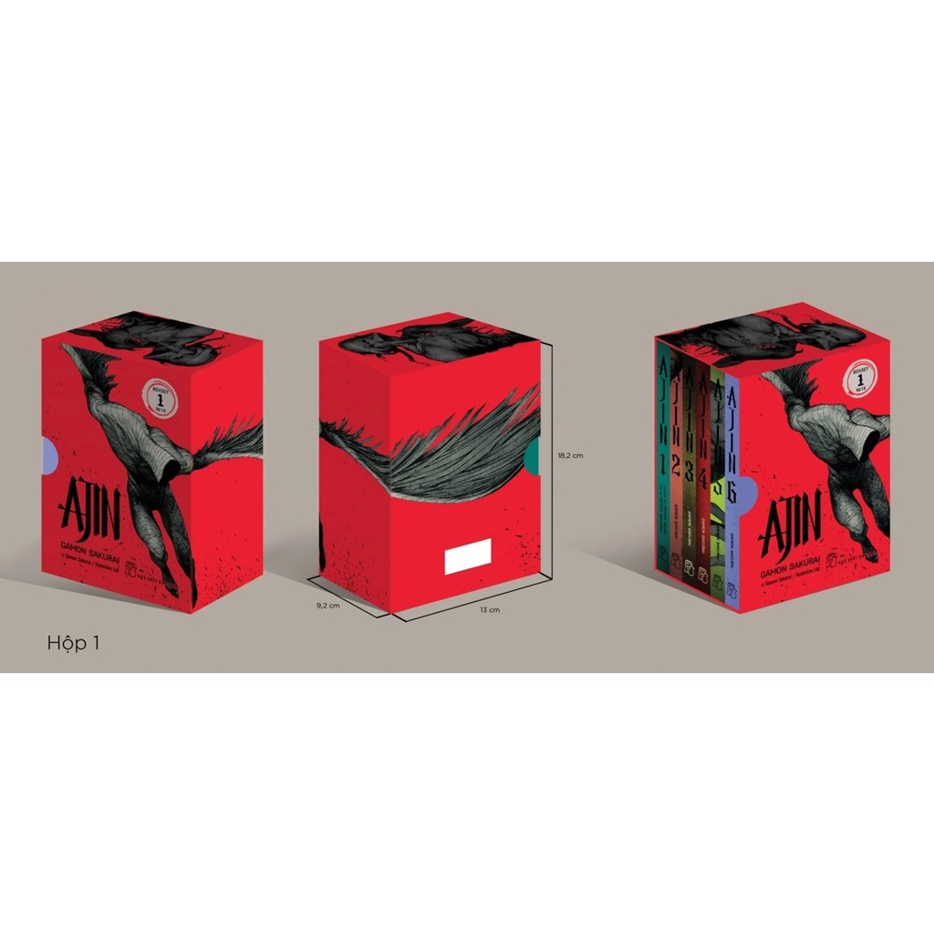Truyện Tranh Boxset Ajin - Box 1-2-3 - NXB Trẻ