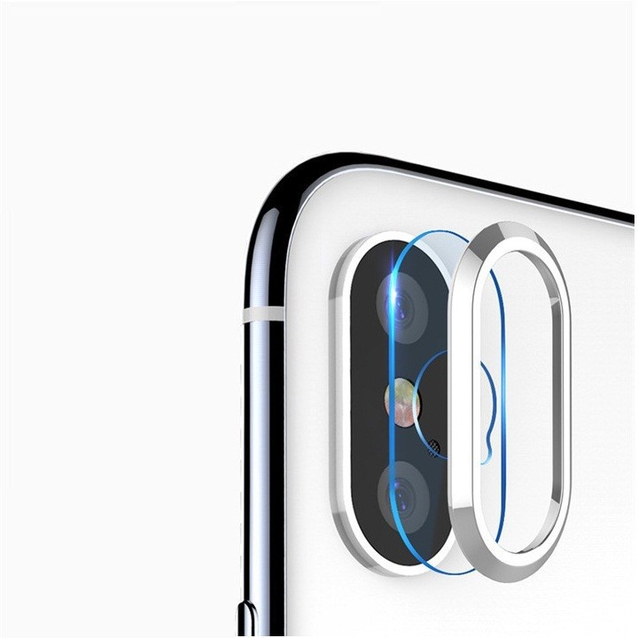 Kính Cường Lực Và Viền Bảo Vệ Camera Iphone XS Max / XS / X / 7 Plus / 8 Plus Totu Design