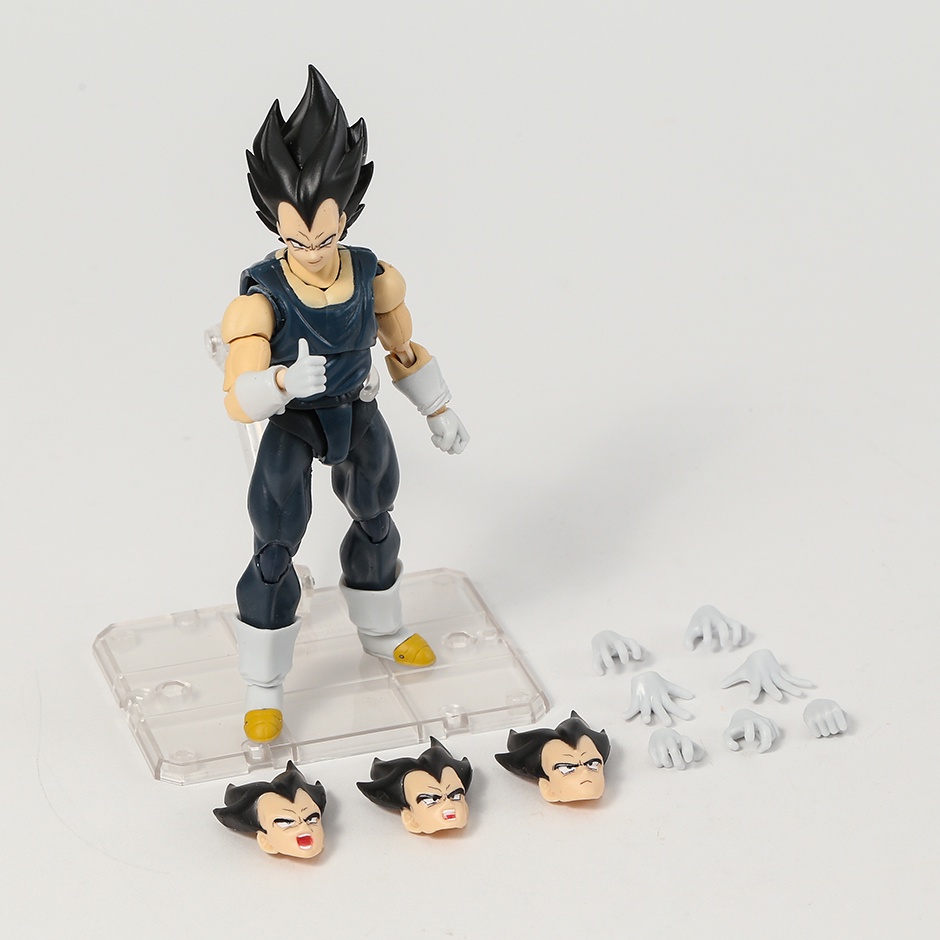 Mô Hình Nhân Vật Vegeta Figural SHF DragonBall Z Super Hero Vegeta Bằng PVC Mặc Đồ Chiến Đấu Làm Quà Sinh Nhật Cho Bé