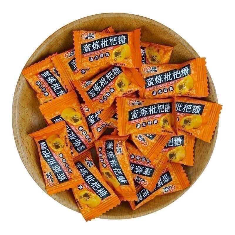 Kẹo ngậm Tỳ Bà Meton Honey Loquat Candy / gói