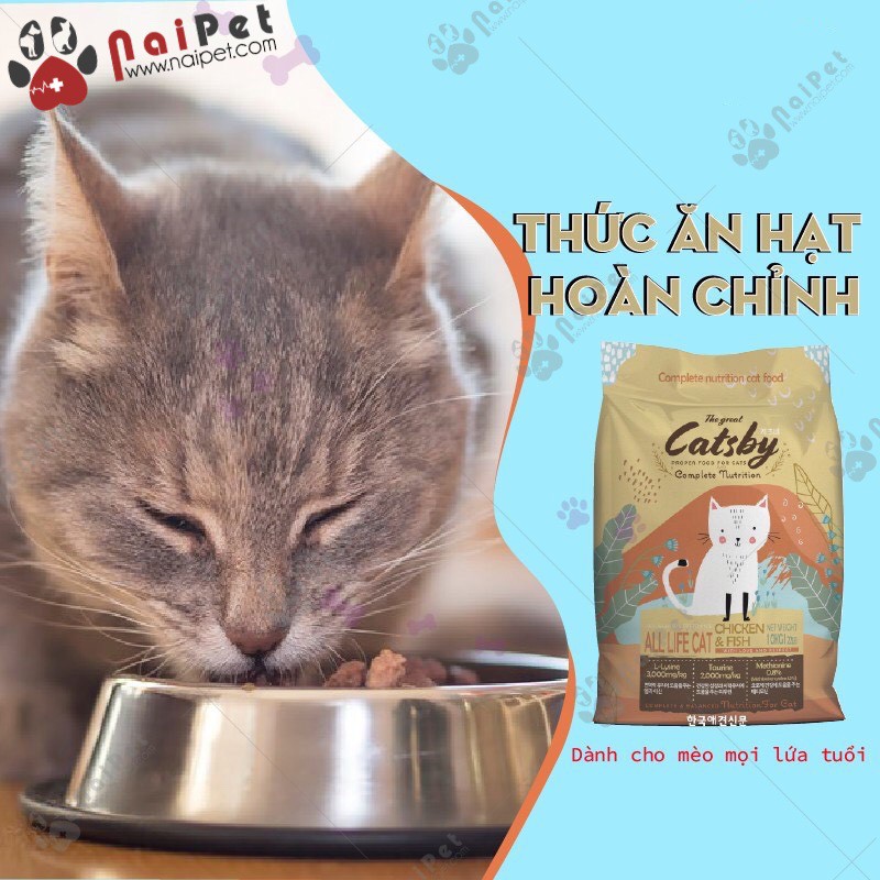 Thức Ăn Hạt Cho Mèo Mọi Lứa Tuổi Catsby Hàn Quốc 1kg