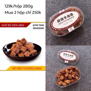Khô bò viên Bắc Kinh hộp 280g