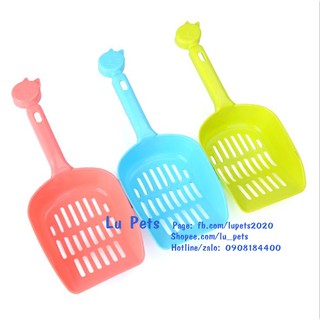 Xẻng Hốt Phân Mèo | Xẻng Xúc Cát Mèo ( Nhiều Màu )