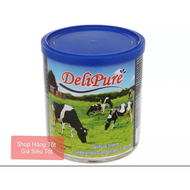 [combo 4 hộp] Sữa đặc có đường Delipure 1 kg/lon ( nhập khẩu Malaysia)