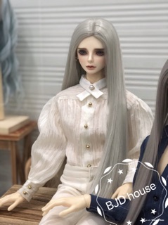 Tóc thẳng dài cho búp bê bjd 1/3  1/4 1/6