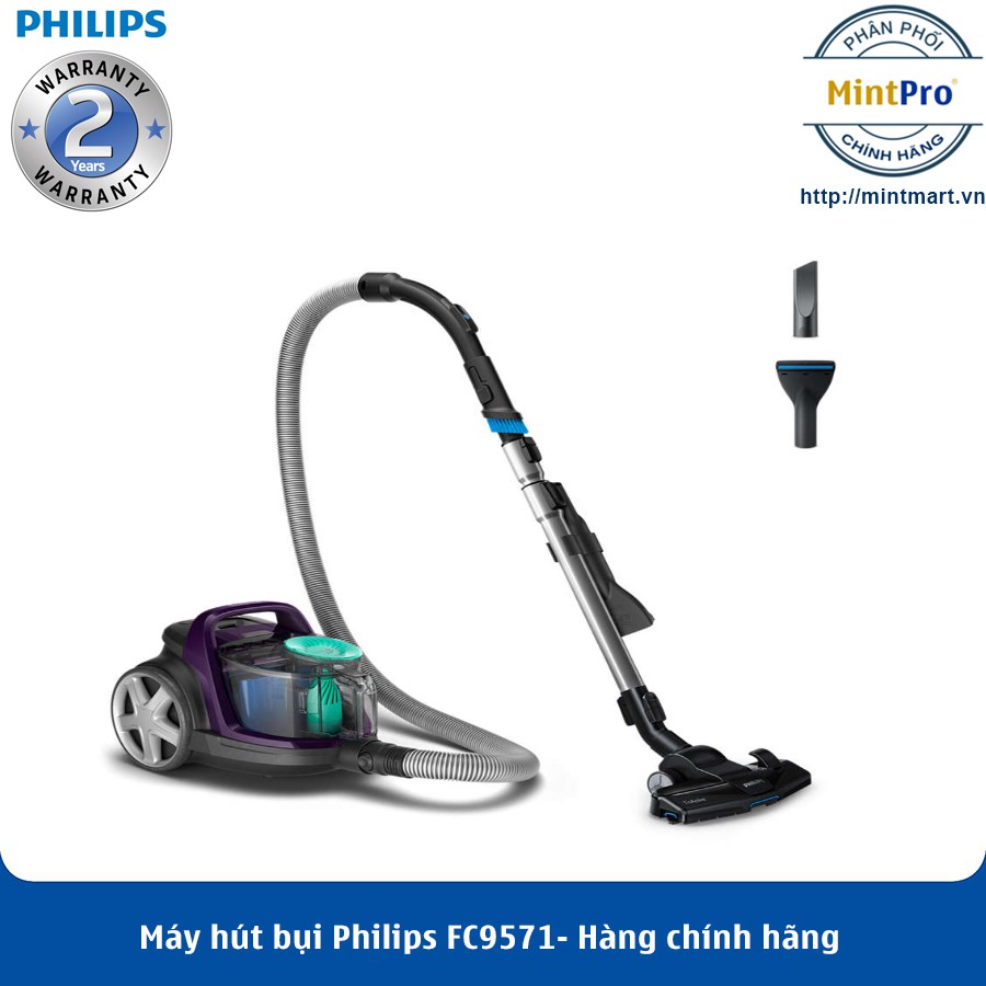 Máy hút bụi Philips FC9571 1900W – Hàng Chính Hãng – Bảo Hành 2 Năm Toàn Quốc