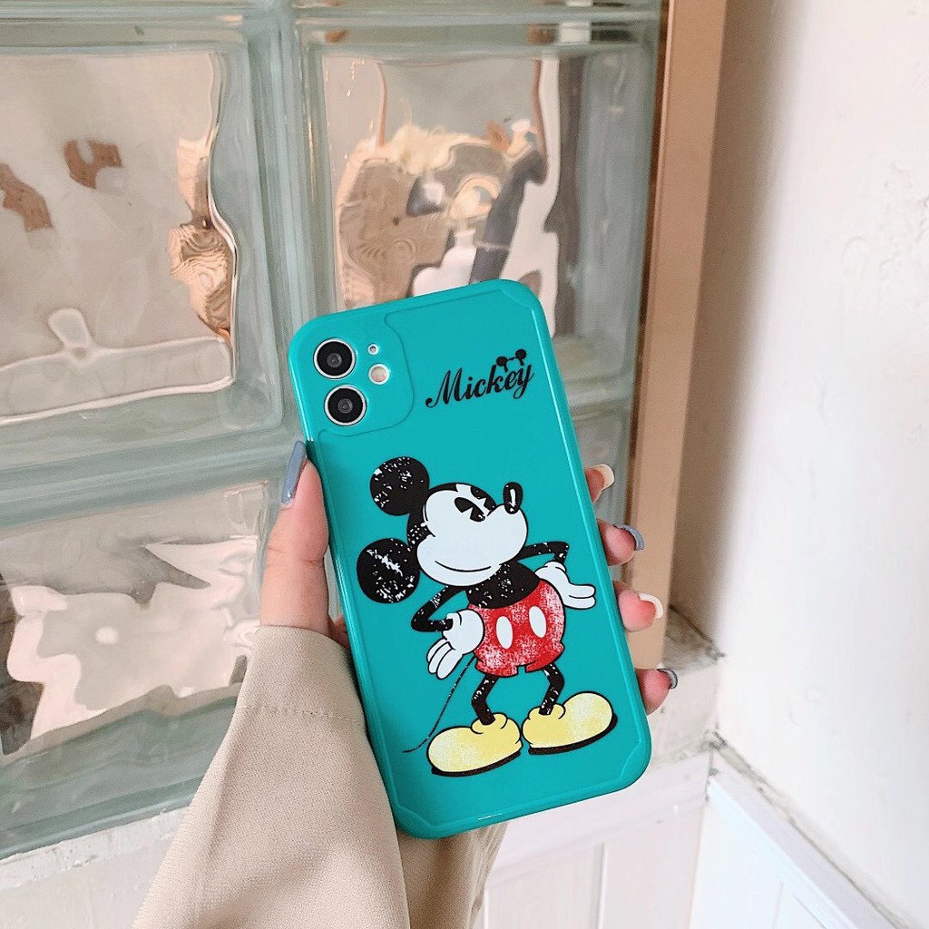 Ốp điện thoại mềm in hình chuột Mickey cho iPhone 12pro 12promax 11 11pro Max 7plus 8 + Xr Xs | BigBuy360 - bigbuy360.vn