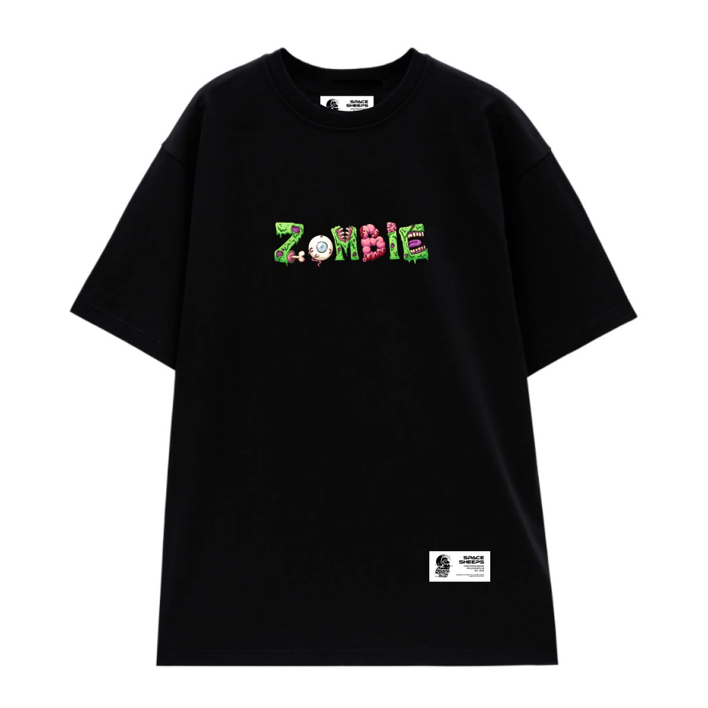Áo Thun Space Sheeps - Zombie, Áo Phông Tay Lỡ Unisex Form Rộng