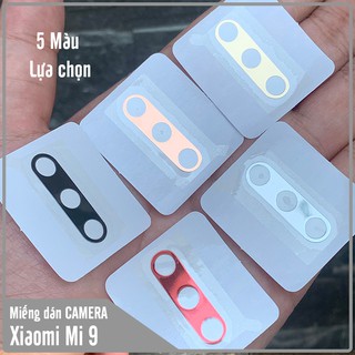 Miếng dán Camera viền màu cho Xiaomi Mi 9 / Mi 9 SE