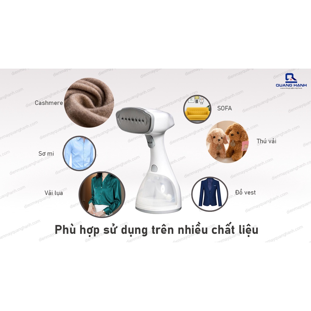 Bàn ủi hơi nước cầm tay LEBENLANG LBD528 gọn nhẹ du lịch, là quần áo nhanh chóng 1500W-300ML, bảo hành 2 năm