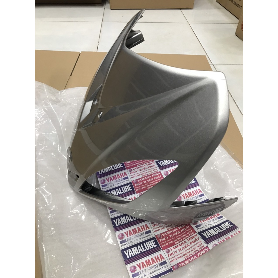 Mặt nạ bạc bóng ex 135 đời 2006 đến 2010 zin chính hãng yamaha