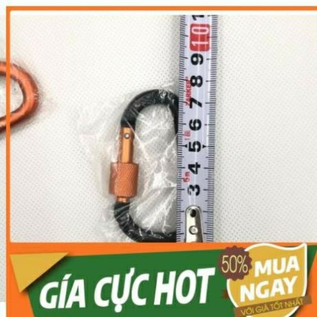 MÓC KHOÁ NHÔM CHỮ D- HỘP KIM NHÔM CỨNG- ĐAI ỐC-  LOẠI 24G.