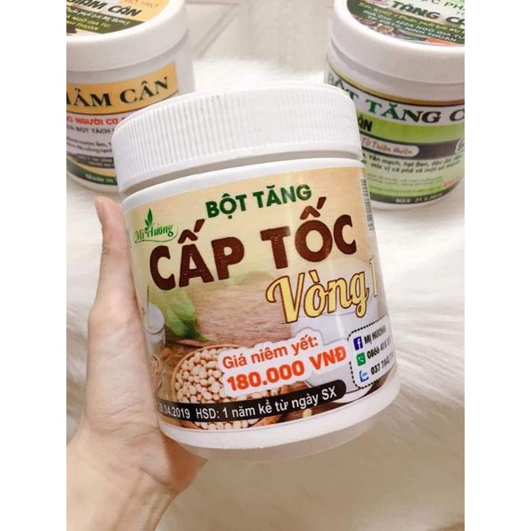 Bột Tăng Cấp Tốc Vòng 1 Mị Hương