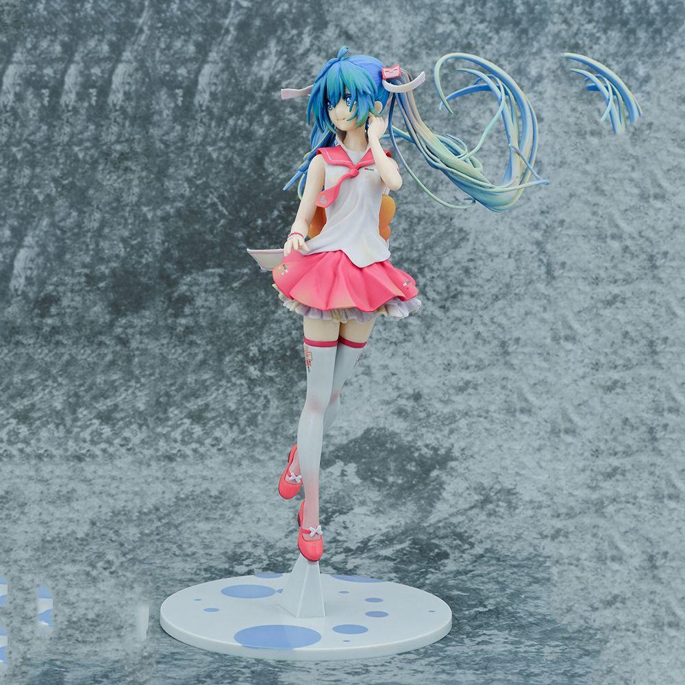 DARNELL Mô Hình Nhân Vật Hatsune Miku Bằng PVC Dễ Thương Dùng Trang Trí