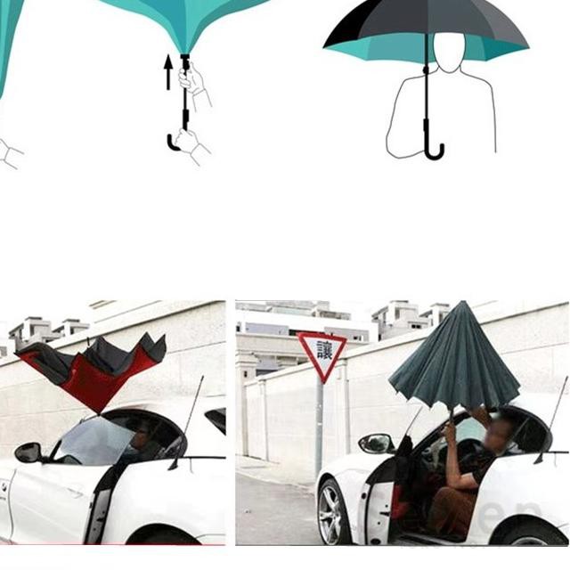 Ô Che Mưa Nắng 10.10 "!!!! C Kazbrella Có Tay Cầm Chữ C