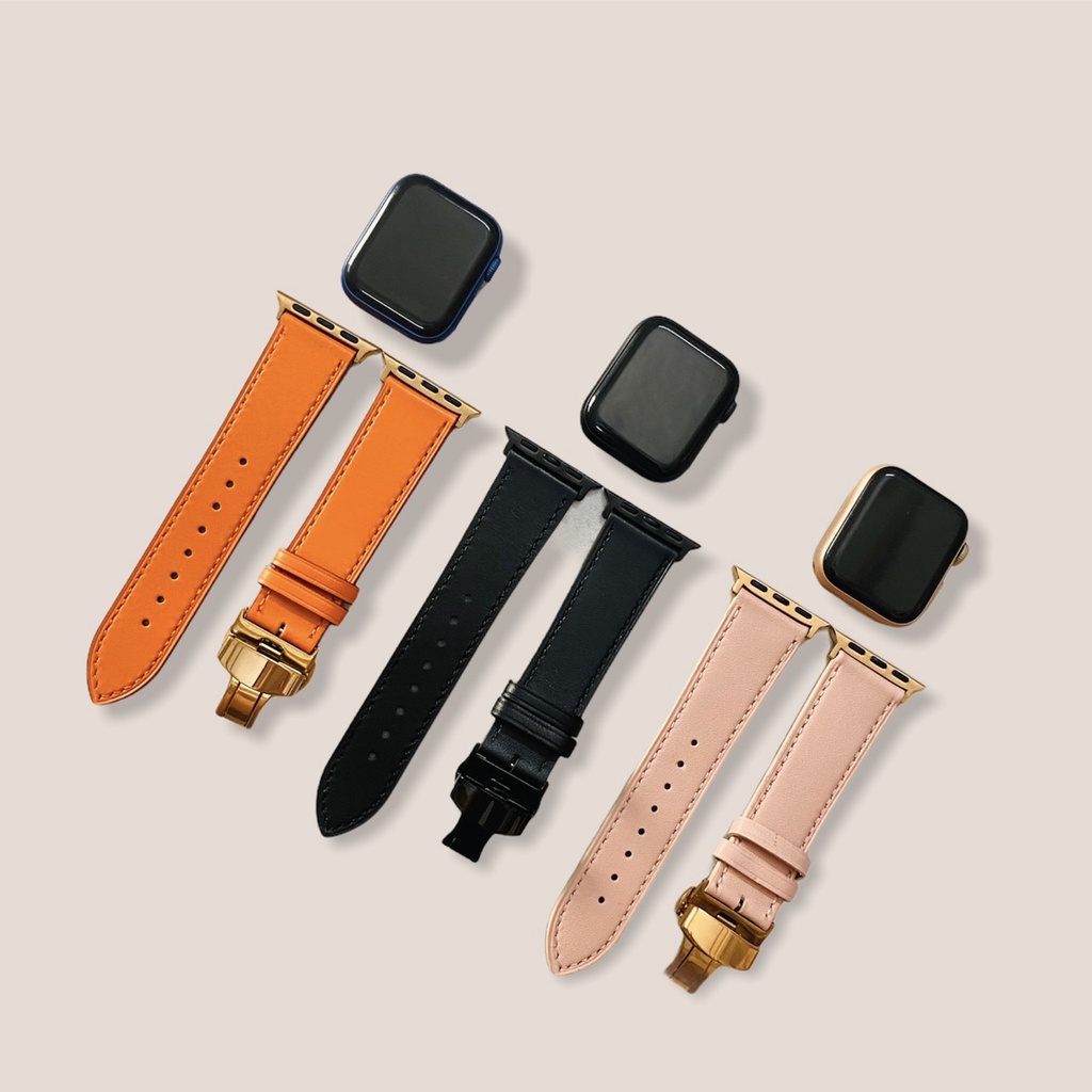 DÂY APPLE WATCH DA XỊN KHÓA CAO CẤP FULLBOX