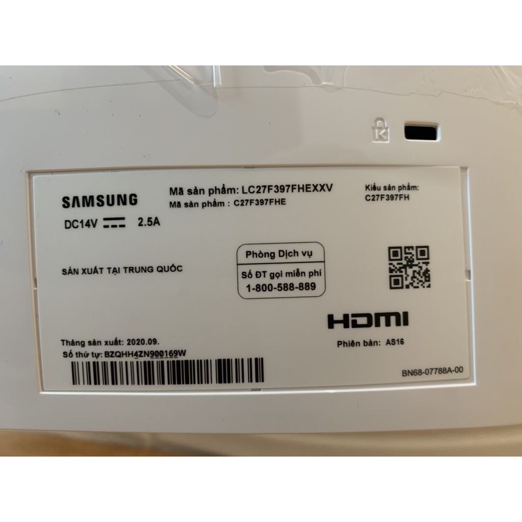 Màn Hình Cong Samsung LC27F397FHEXXV 27inch FullHD - Hàng Chính Hãng