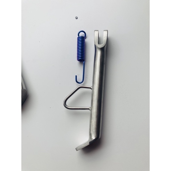 Chân chống inox 304 đặc,lò xo titan lắp ex, winner, wave