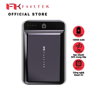 Sạc Dự Phòng Feeltek Nano Power Bank 10,000mAh / Li-Polymer - Hàng Chính Hãng - Gray