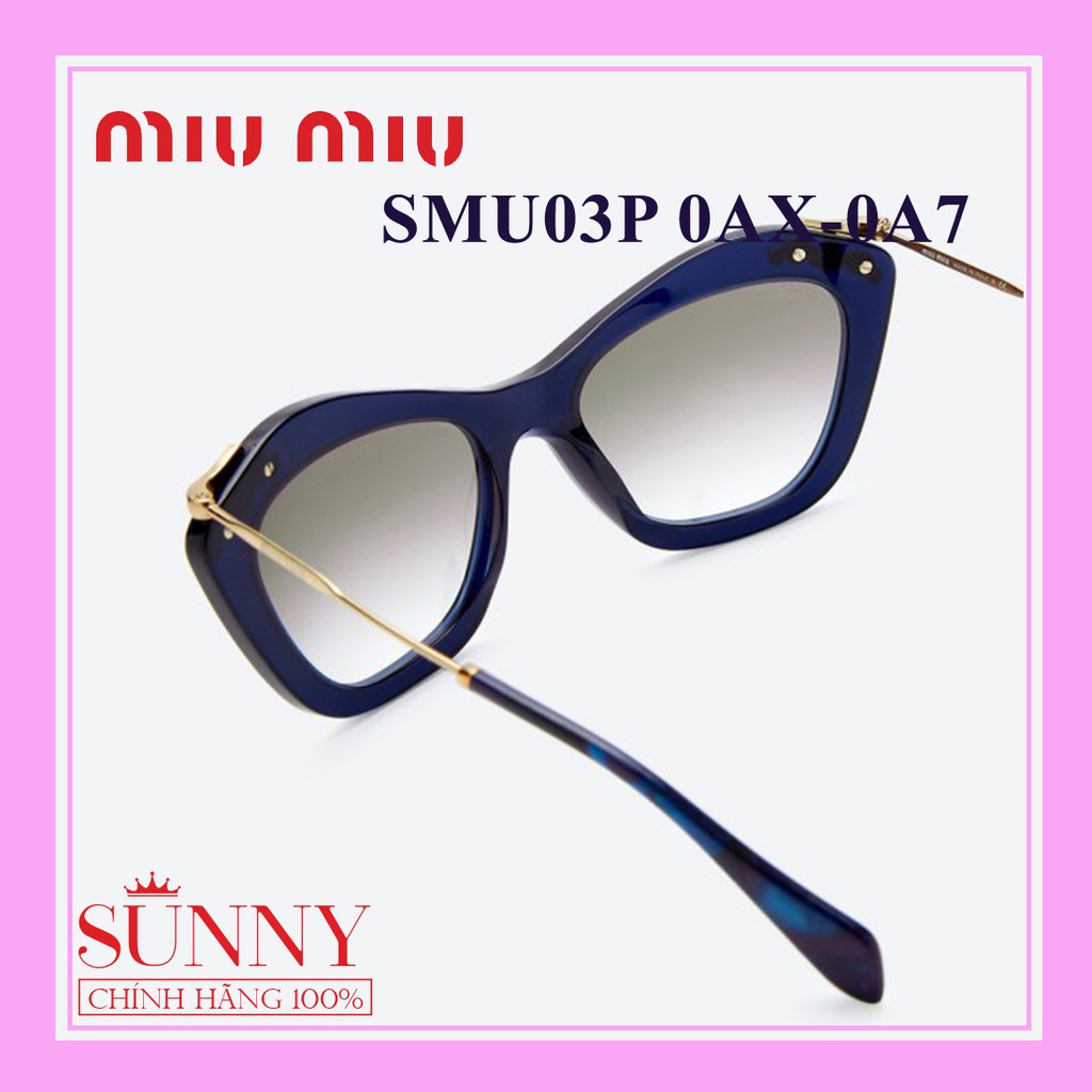 kính mát Miu Miu SMU03P - Sp chính hãng, bảo hành quốc tế
