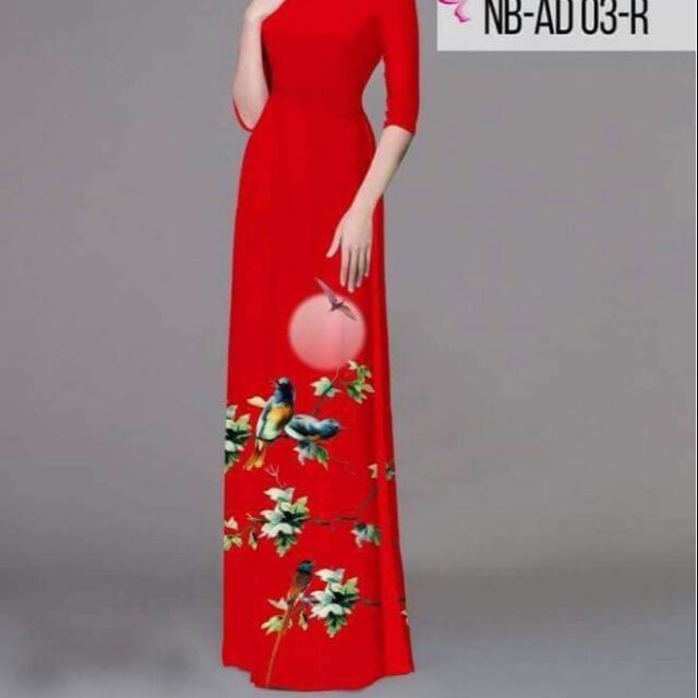 Vải áo dài in 3d