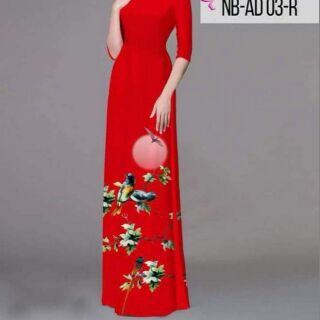 Vải áo dài in 3d