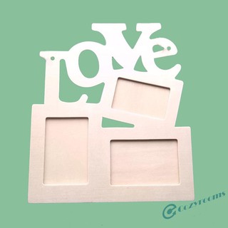 Set 3 khung ảnh gỗ chữ love