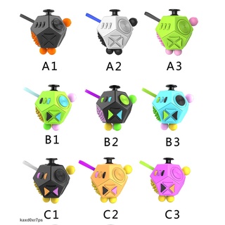 Hàng chính hãng Khối Đồ Chơi Fidget Cube 12 Mặt Giúp Giảm căng thẳng