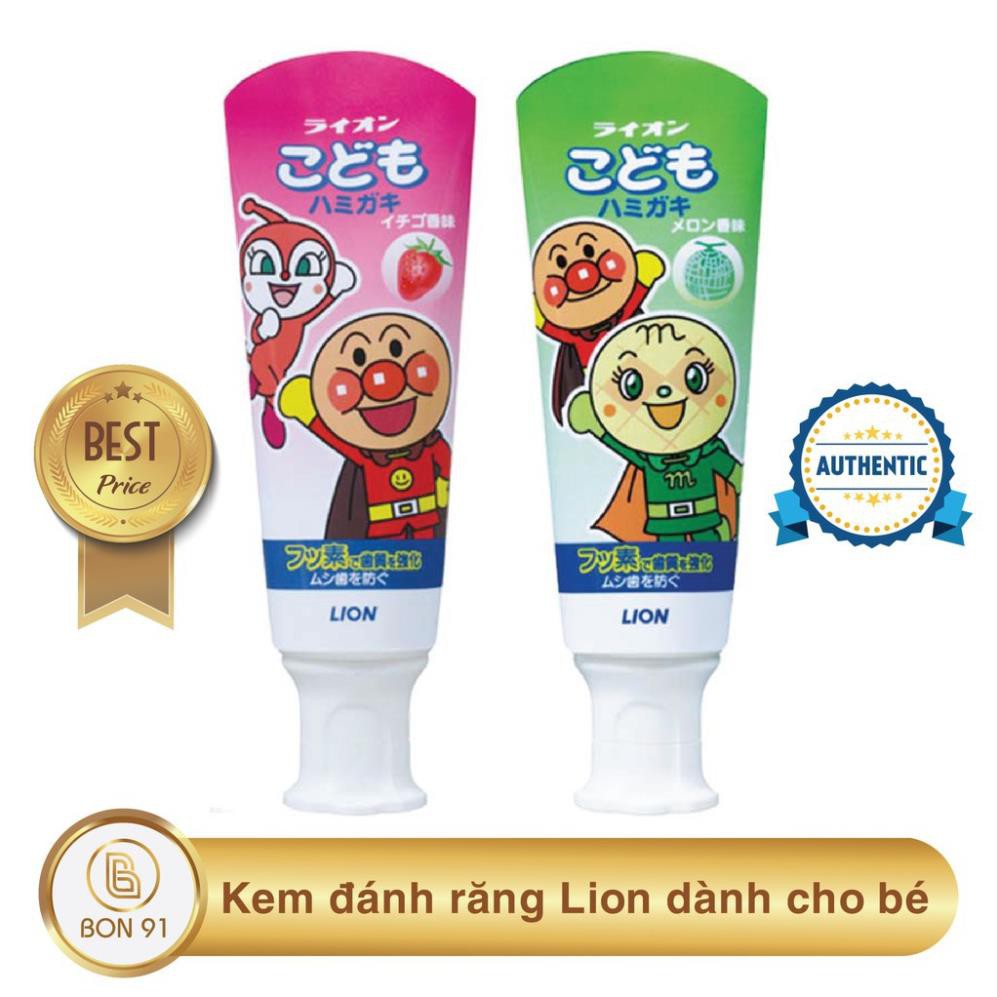 Kem Đánh Răng Trẻ Em Lion Kid Đủ Vị Nhật Bản