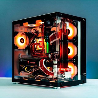 Vỏ case máy tính Xigmatek Aquarius Plus Black | Kính cường lực | Hỗ trợ lắp main ATX,